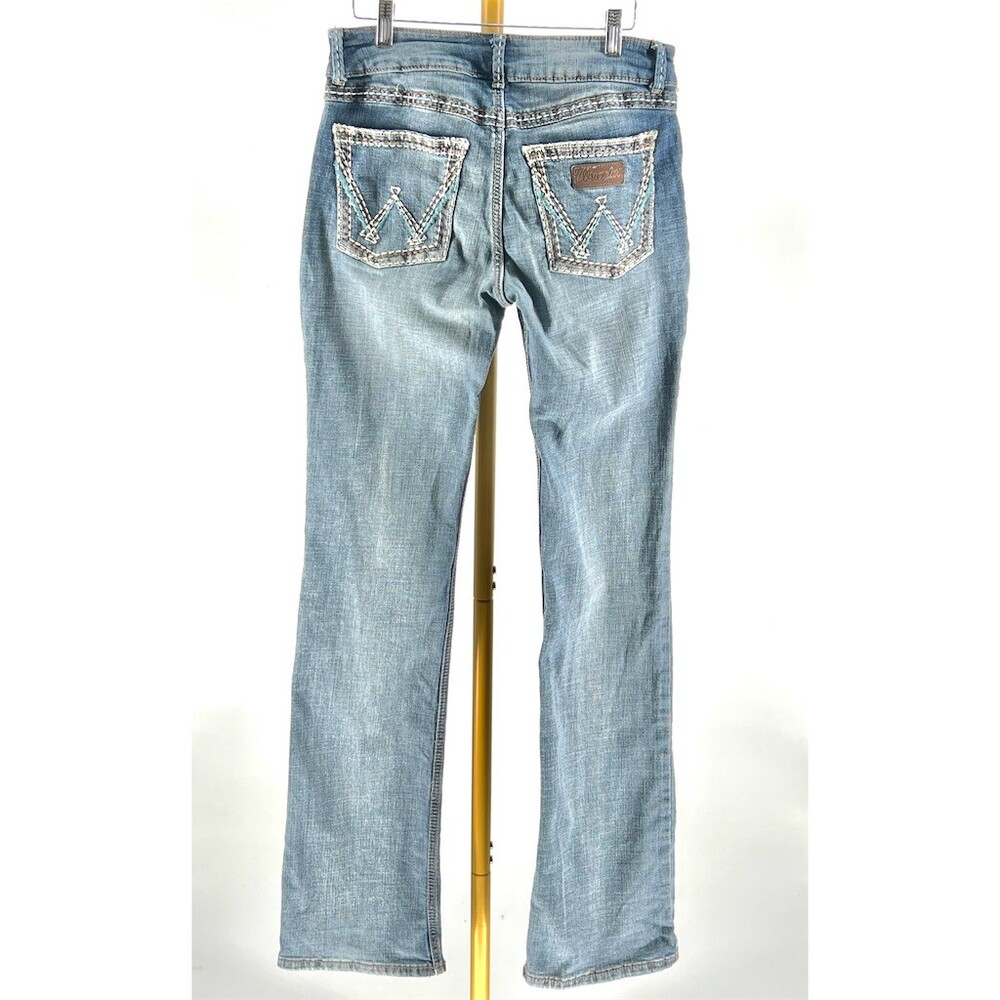 Wrangler Retro Bootcut Jeans Size 9/10 Blue Stretch Western